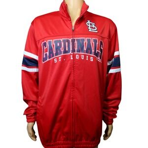 St. Louis Cardinals Track Jacket Men's Size XL MLB Baseball‎